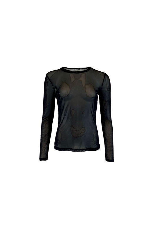 Black Colour - Bcannie Mesh Blouse 3846 - Shirts,Mesh & Basic Blouses - Black