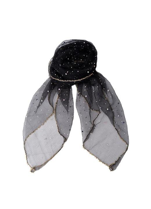 Black Colour - Bcardenia Mini Scarf W/Stones 3646 - Black Tørklæder 
