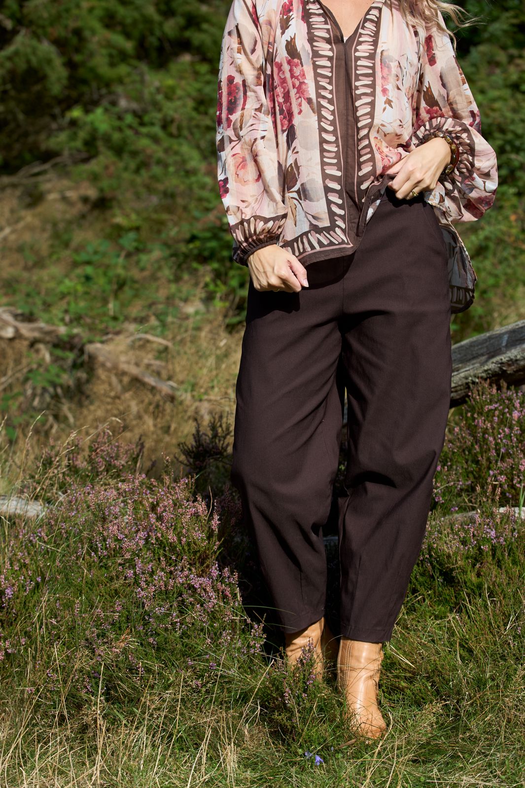 Black Colour - Bcbeverly Barrel Pant 41010 - Coffee