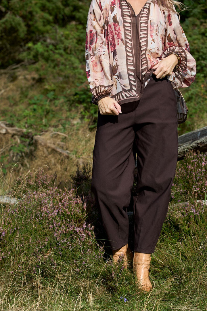 Black Colour - Bcbeverly Barrel Pant 41010 - Coffee