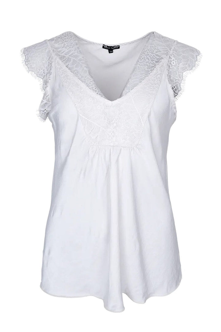 Black Colour - Bcbilly Lace Top Vintage Dyed - Ivory