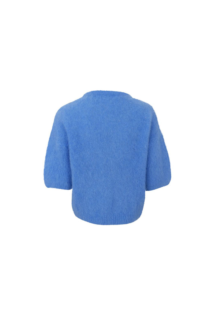 Black Colour - Bcbjoerk Knit Cardigan 1218 - Sky Blue