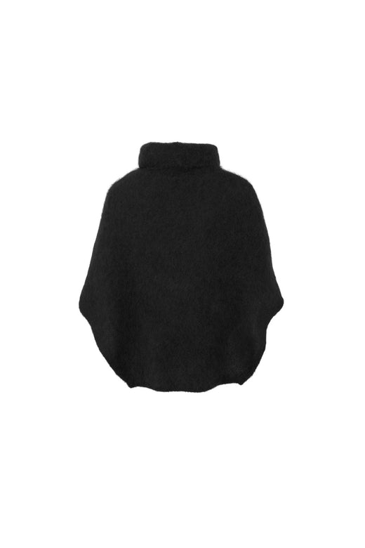 Black Colour - Bcbjoerk Roll Neck Poncho 1273 - Black