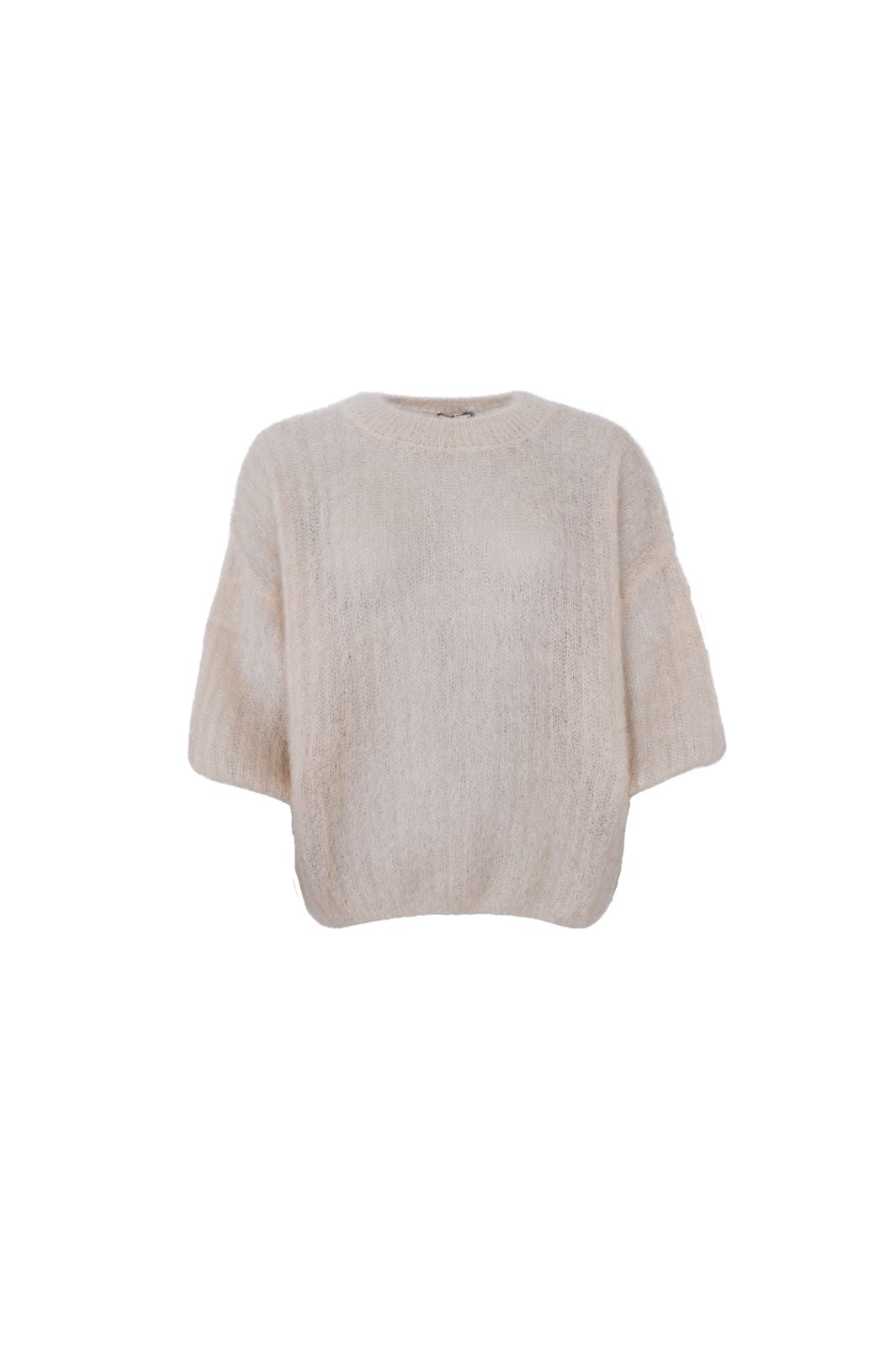Black Colour - Bcbjoerk S/S Jumper 1260 - Latte