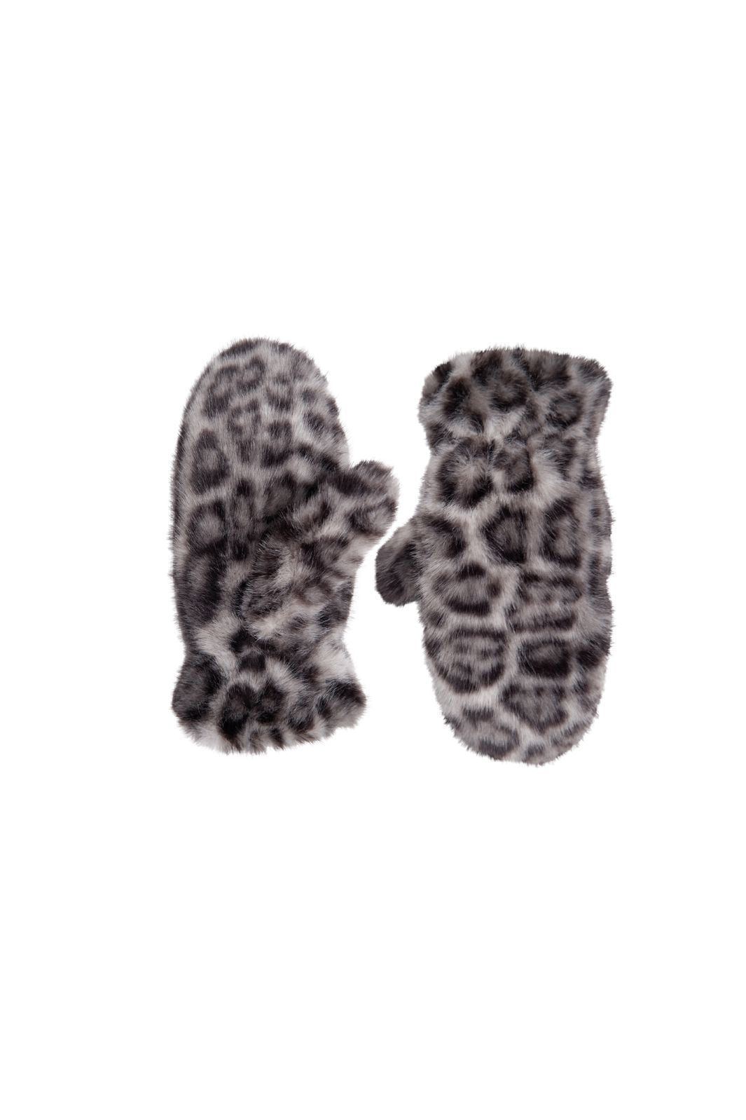 Black Colour - Bcblaze Soft Mittens 8022 - Grey Leo