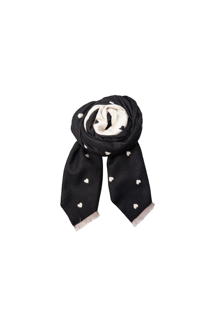 Black Colour - Bccathy Winter Scarf 208427 - Black/Beige