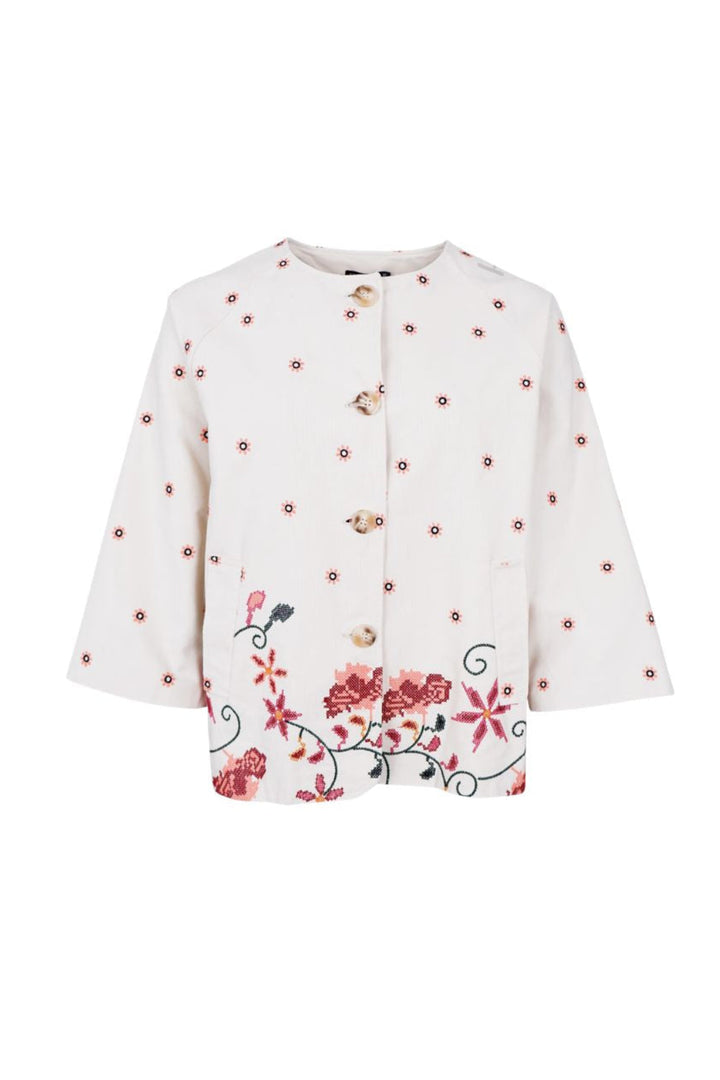 Black Colour - Bccross Jacket 41139 - Off White