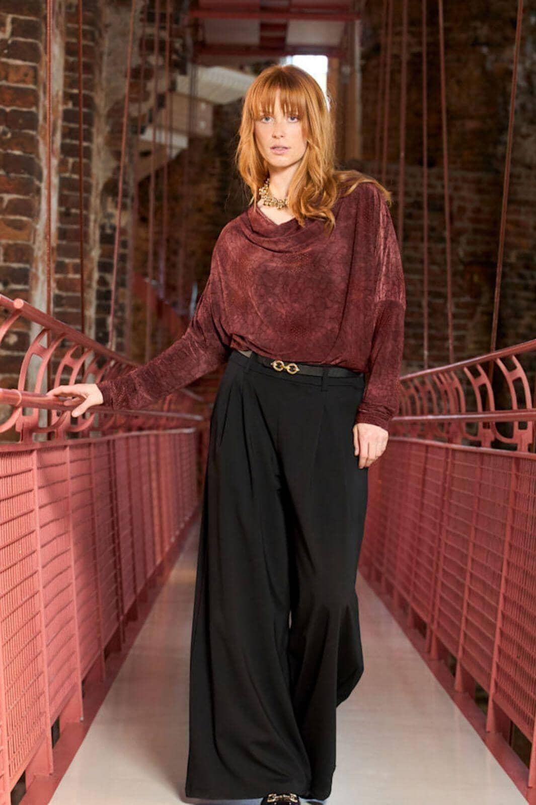 Black Colour - Bcdavi Wideleg Pant 40974 - Black Bukser 