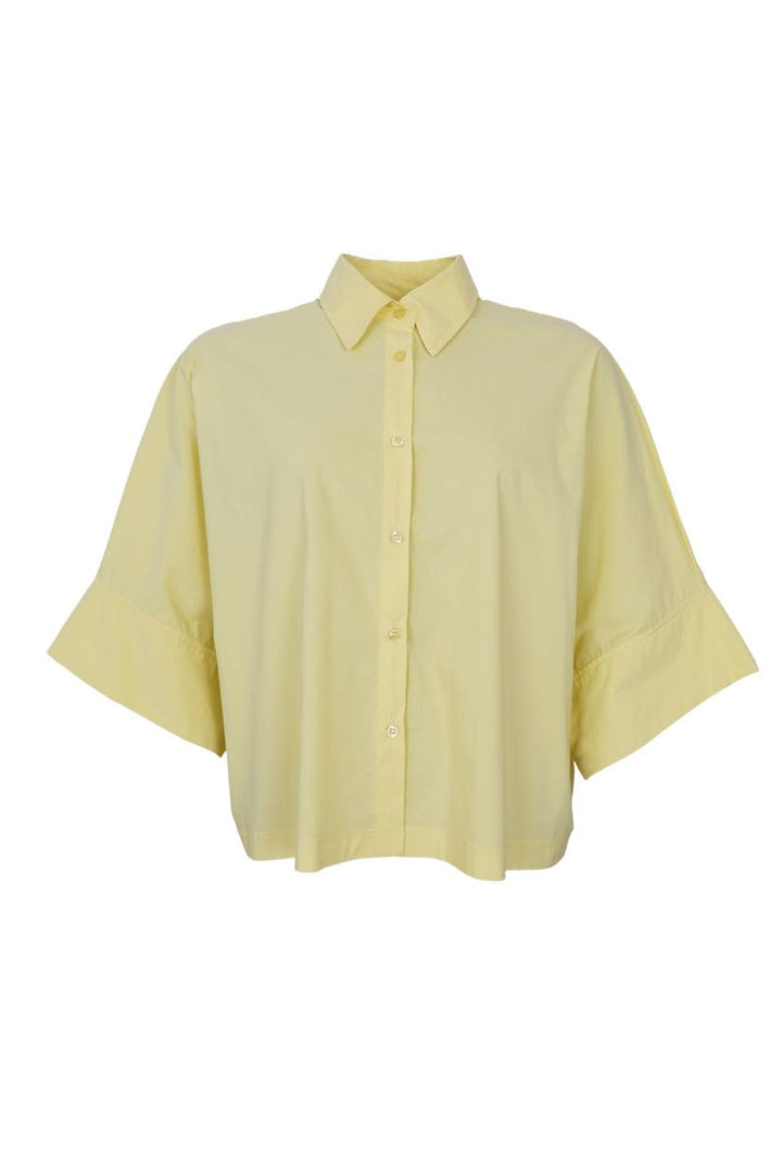 Black Colour - Bcdavina Loose Shirt 41055 - Lt. Yellow