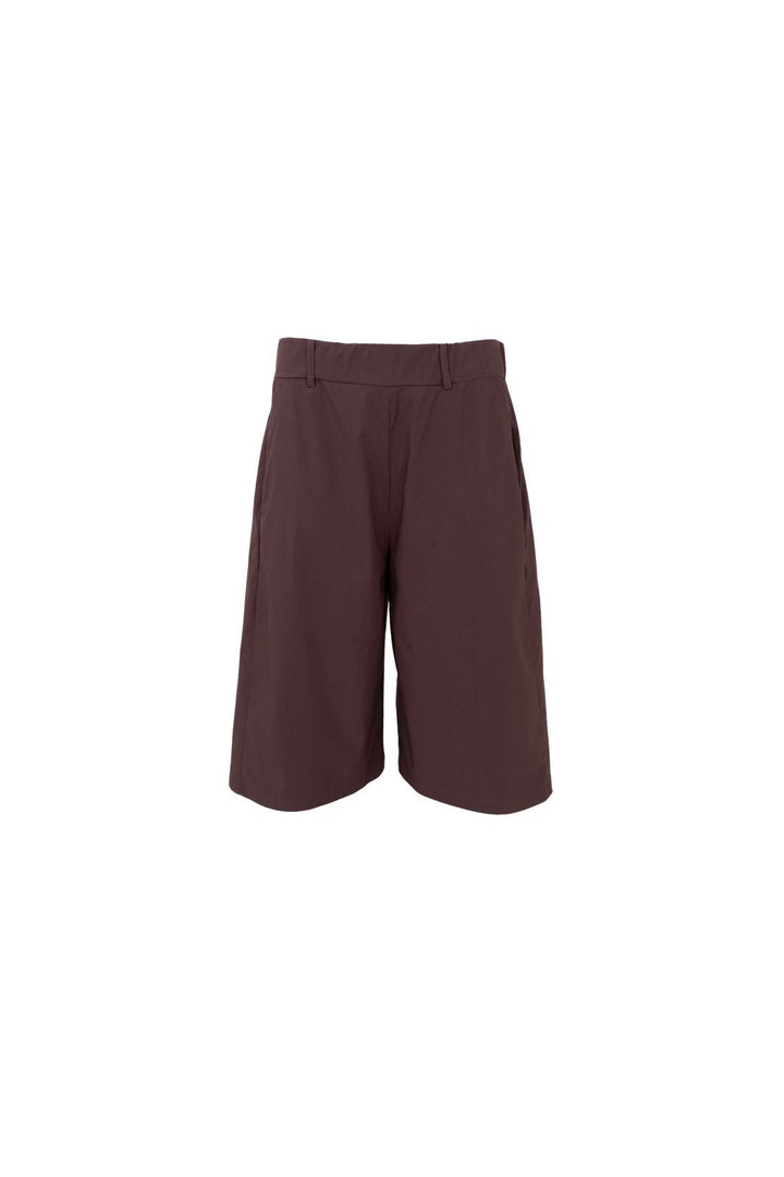 Black Colour - Bcdavina Panel Shorts 41295 - Coffee