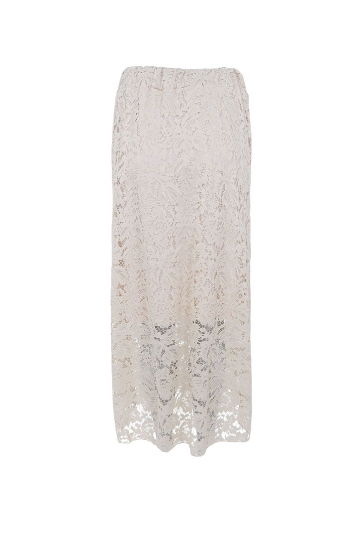 Black Colour - Bcdebbie Lace Skirt 41080 - Cream