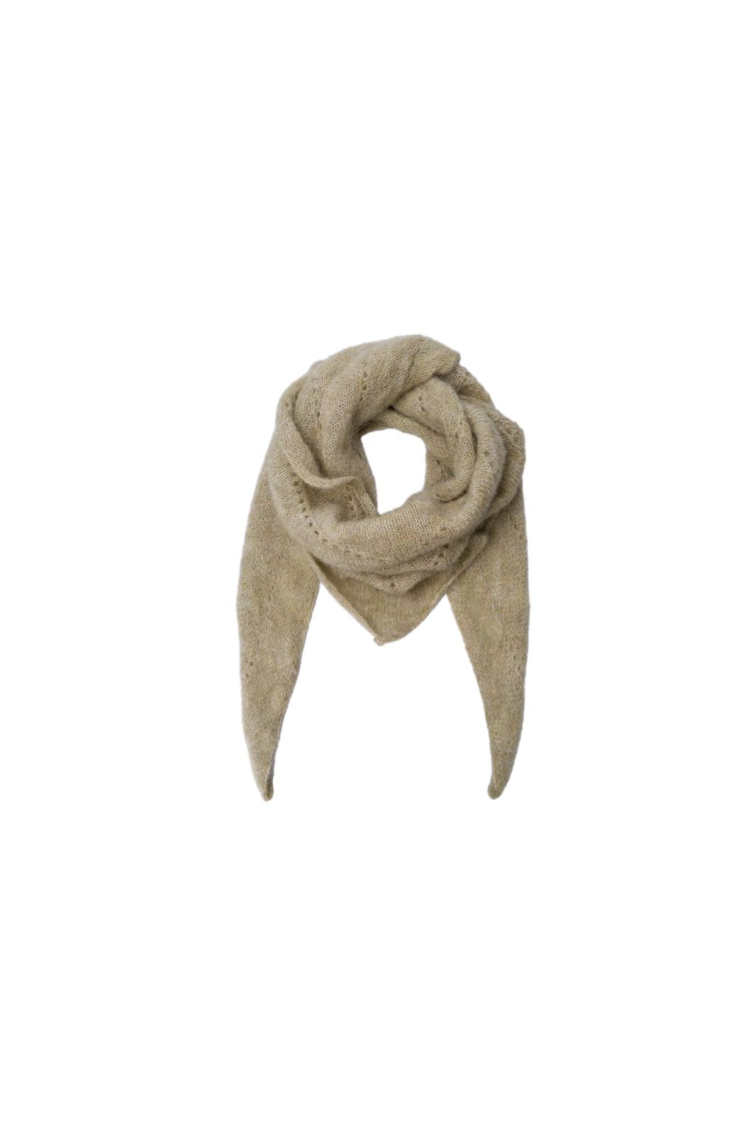 Black Colour - Bcdell Knitted Mini Scarf 208327 - Pistachio
