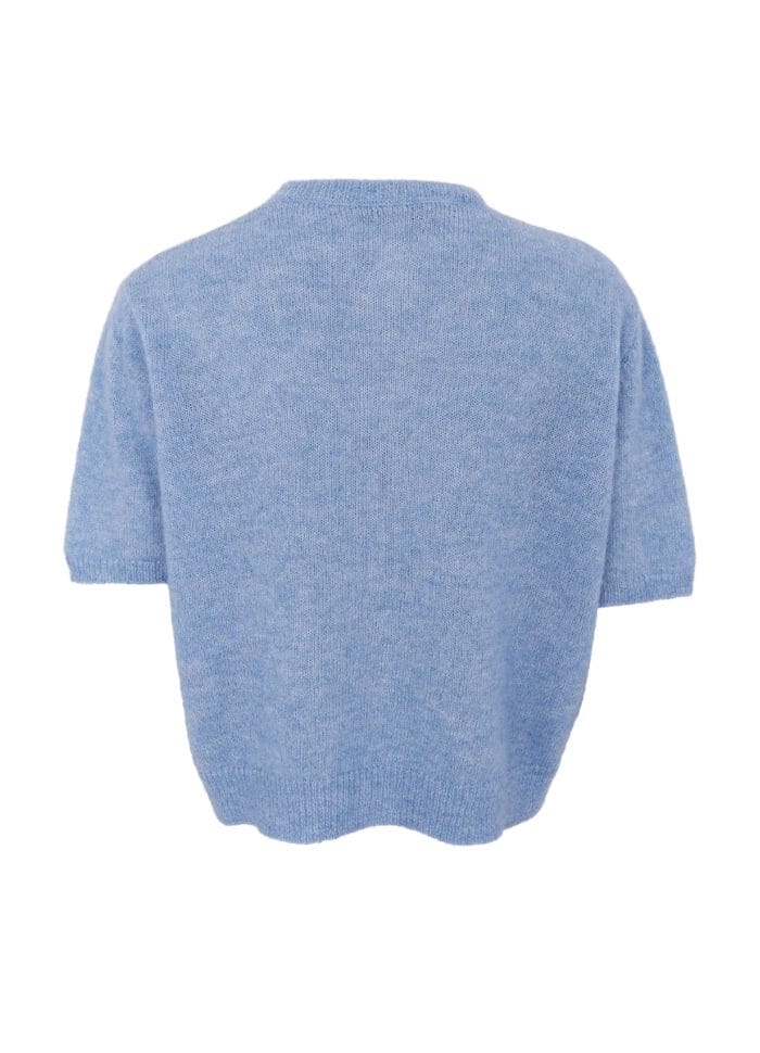 Black Colour - Bcdell Ss Cardigan 1253 - Lt. Blue Cardigans 