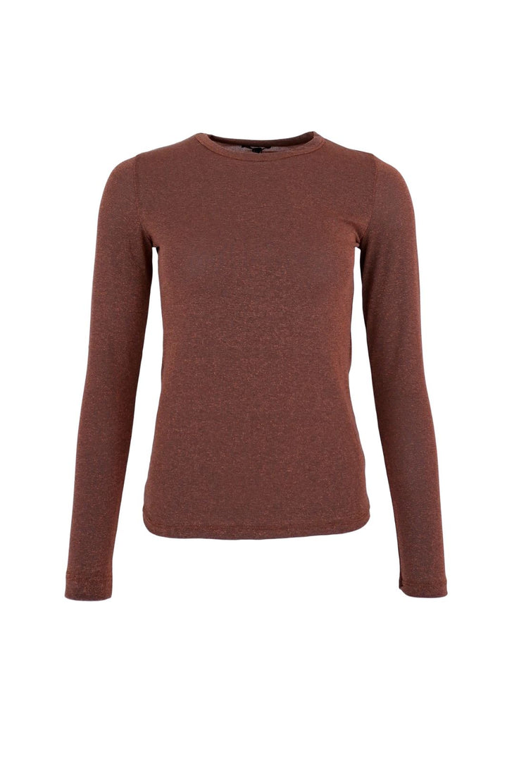 Black Colour - Bcfaye Lurex Blouse - Coffee