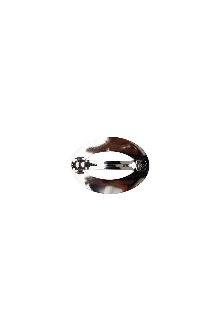 Black Colour - Bcflow Matt Big Hair Clip 6030 - Matt Silver Coloured