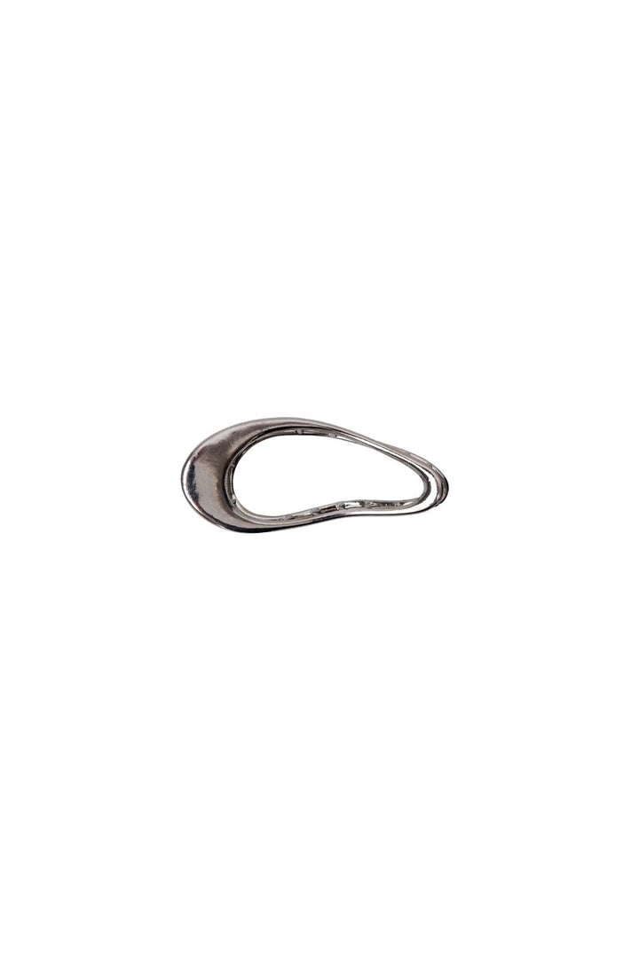 Black Colour - Bcflow Matt Hair Claw 6029 - Matt Silver Coloured
