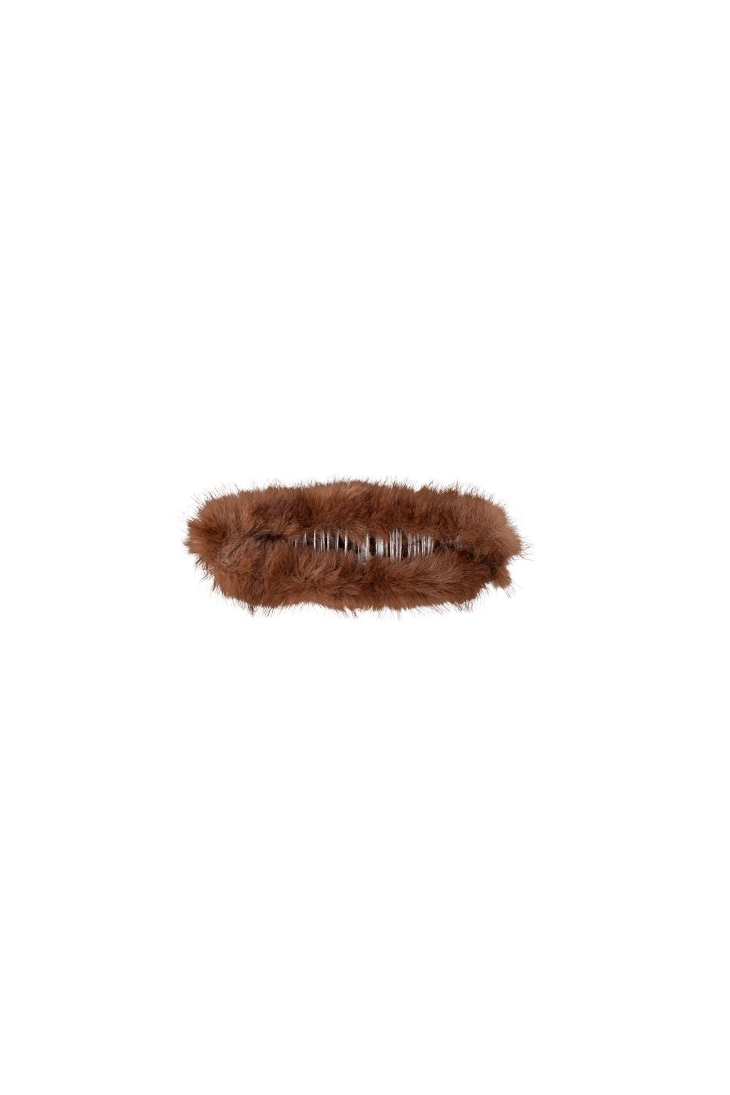 Black Colour - Bcfurry Hair Claw 6078 - Coffee