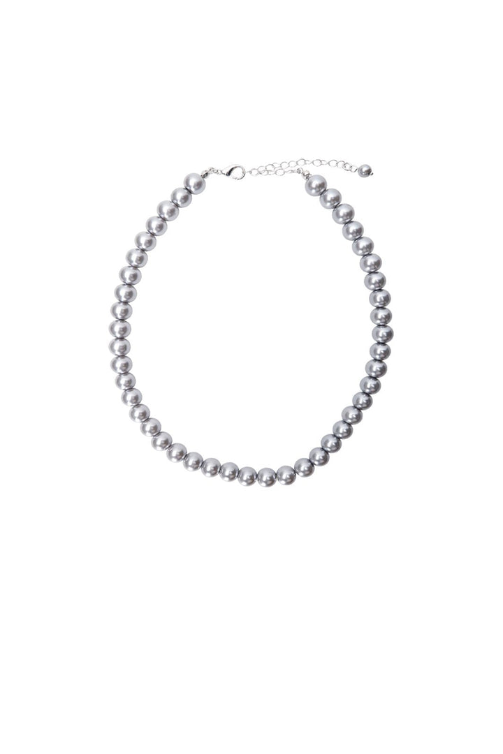 Black Colour - Bchattie Necklace 4405 - Grey