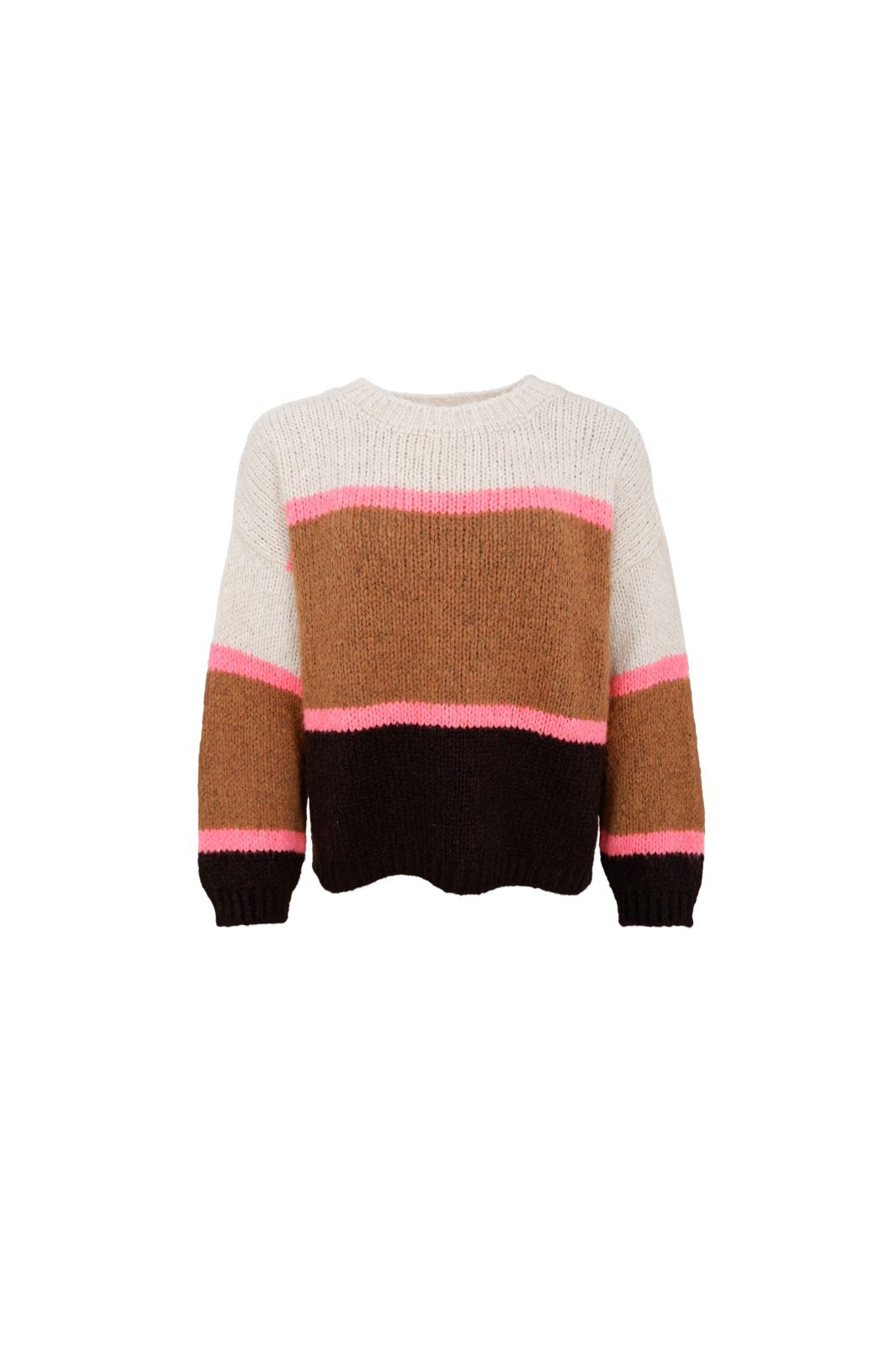 Black Colour - Bchildur Knit Jumper 1234 - Camel