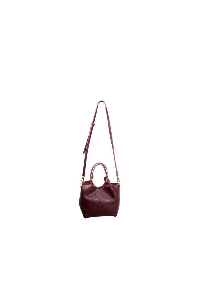 Black Colour - Bcisolde Leather Bag 9364 - Wine