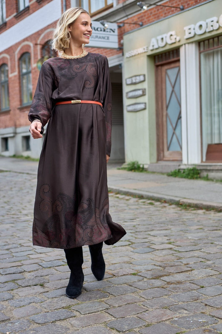 Black Colour - Bcjasmine Long Dress 40932 - Mocca