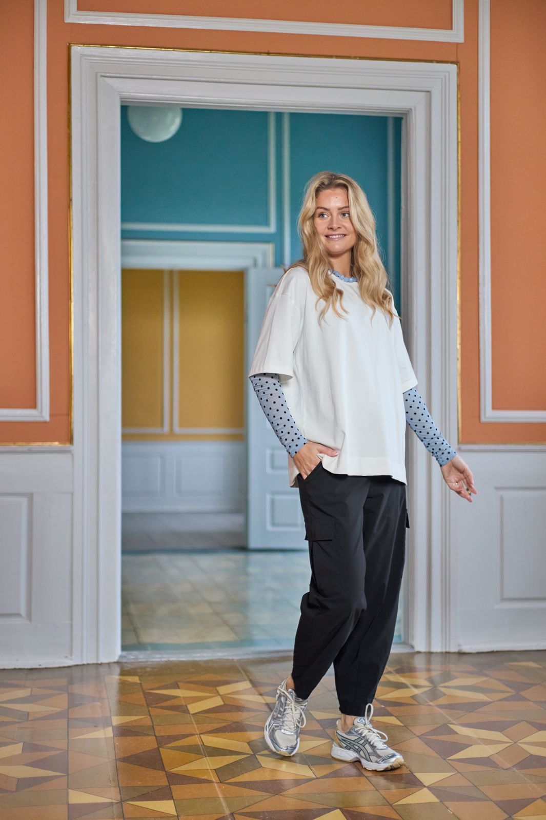 Black Colour - Bcjennie Dotted Mesh Blouse 40611 - Shirts - Jeans Blue