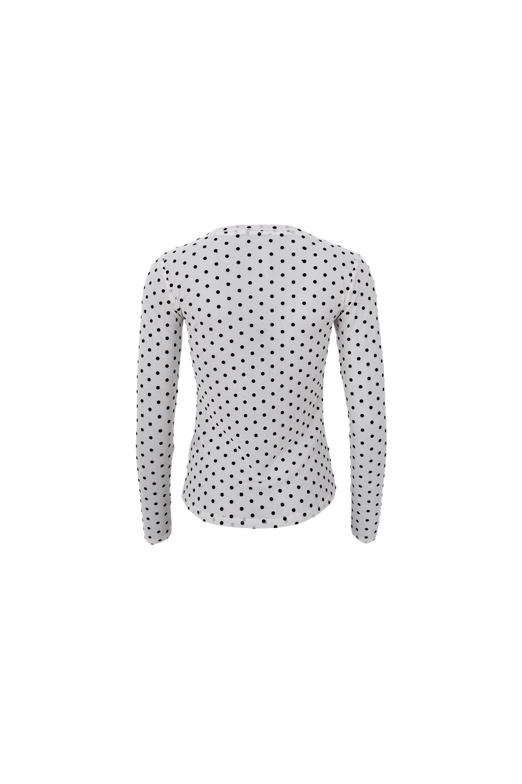 Black Colour - Bcjennie Dotted Mesh Blouse 40611 - Shirts - Off White
