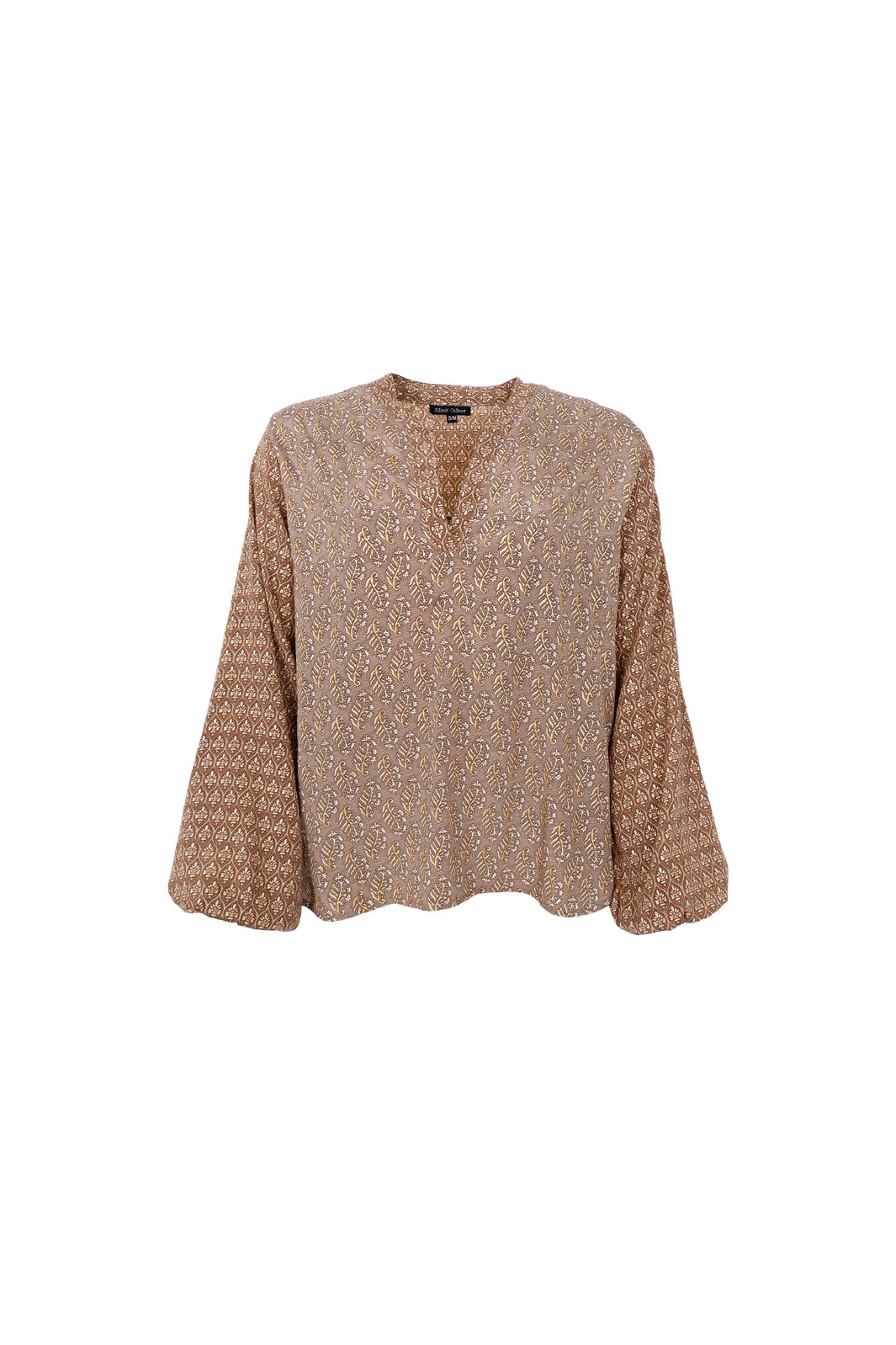 Black Colour - Bcluna Blouse 39232 - Nougat Multi