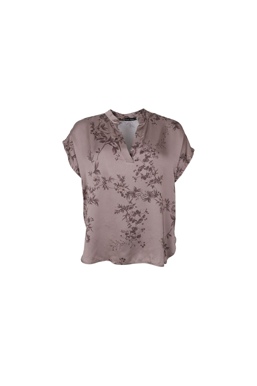 Black Colour - Bcnancy Ss Blouse 41240 - Taupe