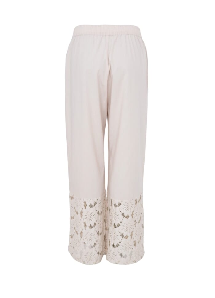 Black Colour - Bcnelly Flower Pant - Champagne