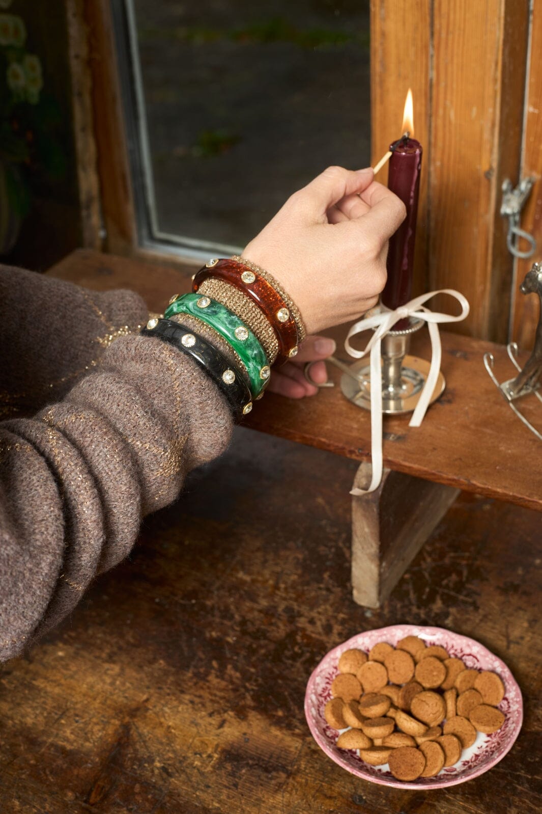 Black Colour - Bcpenn Bangle 4501 - Black