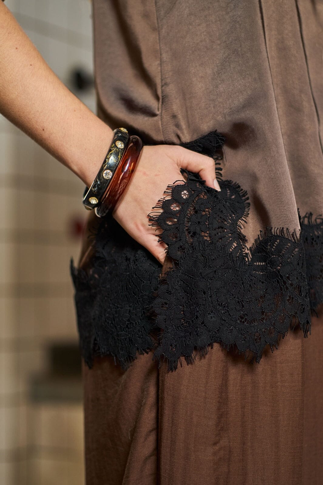 Black Colour - Bcpenn Bangle 4501 - Bottle Green