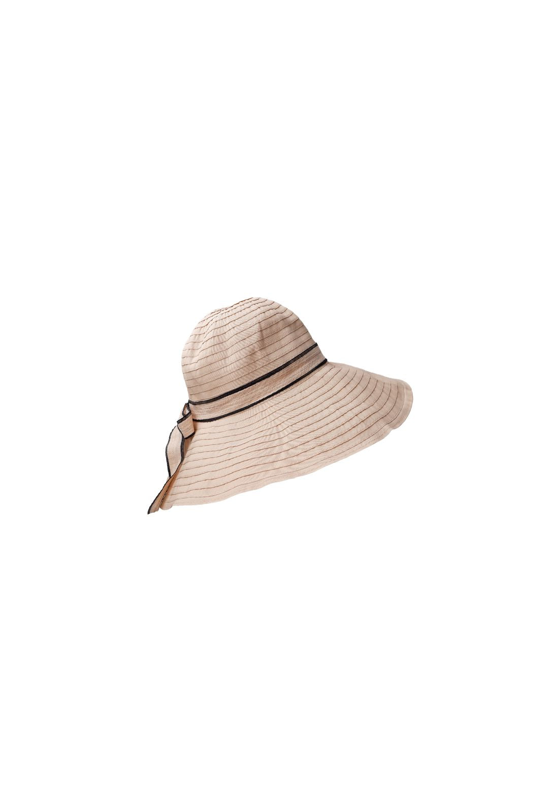 Black Colour - Bcportofino Ribbon Hat 8045 - Beige