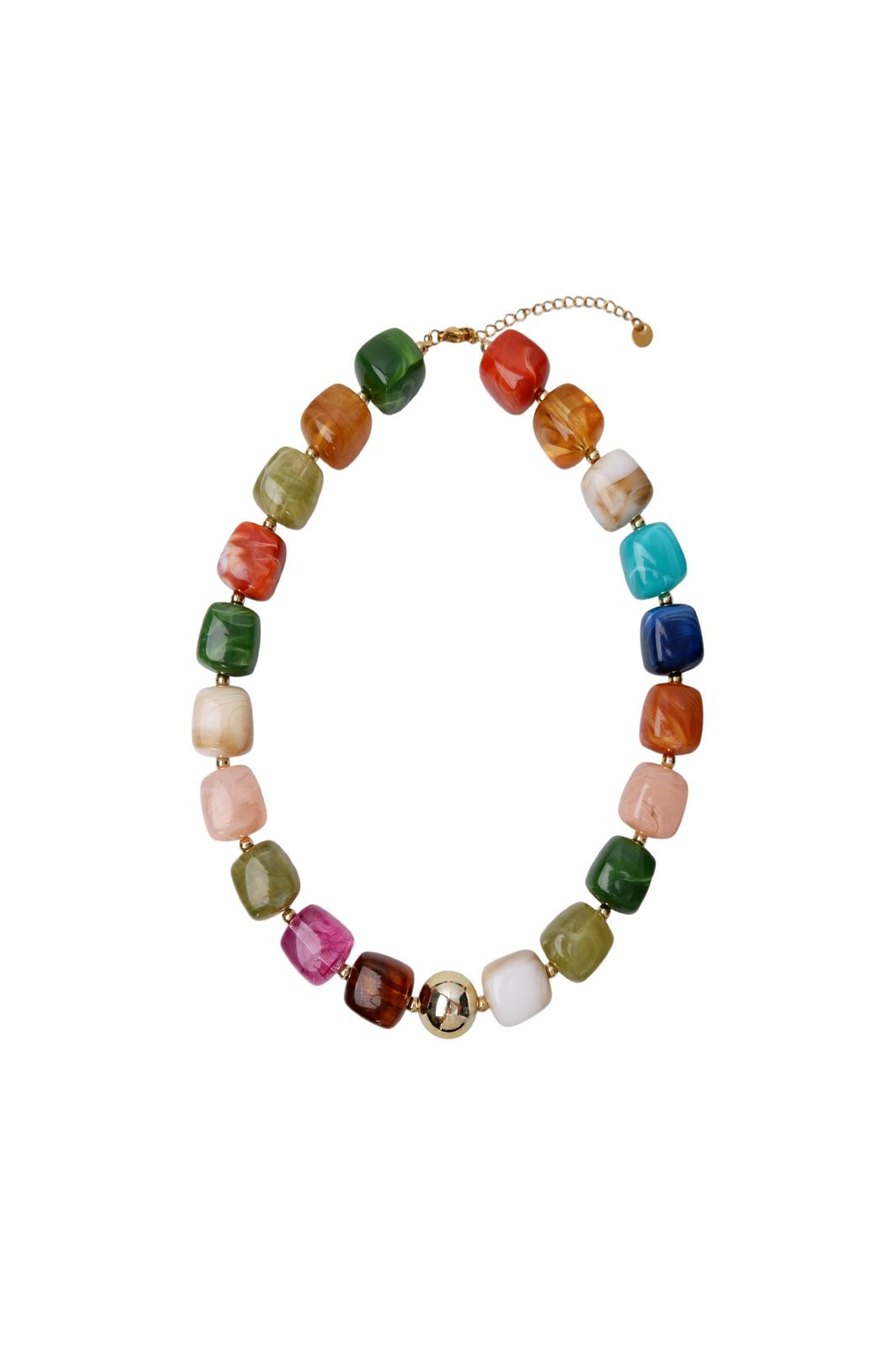 Black Colour - Bcprudence Necklace 4568 - Multi