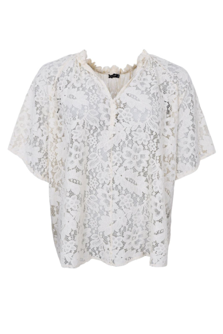 Black Colour - Bcsally Lace Blouse 41178 - Champagne