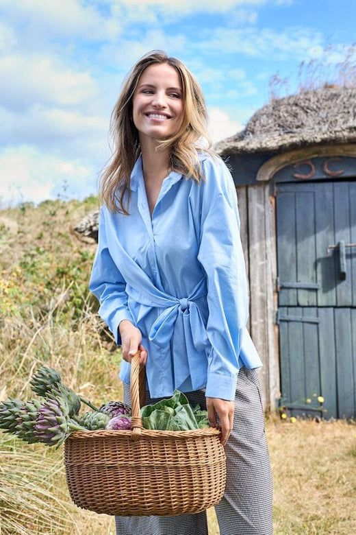 Black Colour - Bcsilje Shirt 41227 - Light Blue Skjorter 