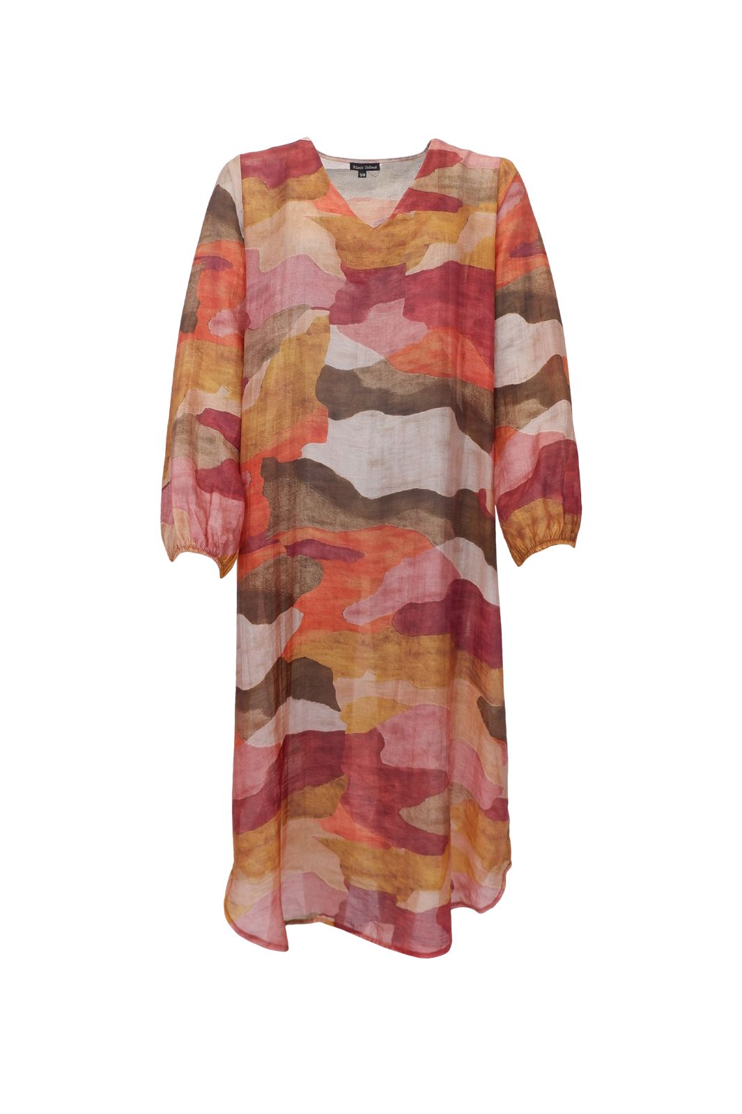 Black Colour - Bczella Sheer Dress 41297 - Burnt Wine