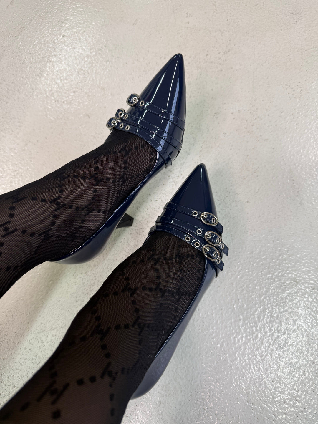 Bloom - Bellflowerstiletto - Navy Stiletter 