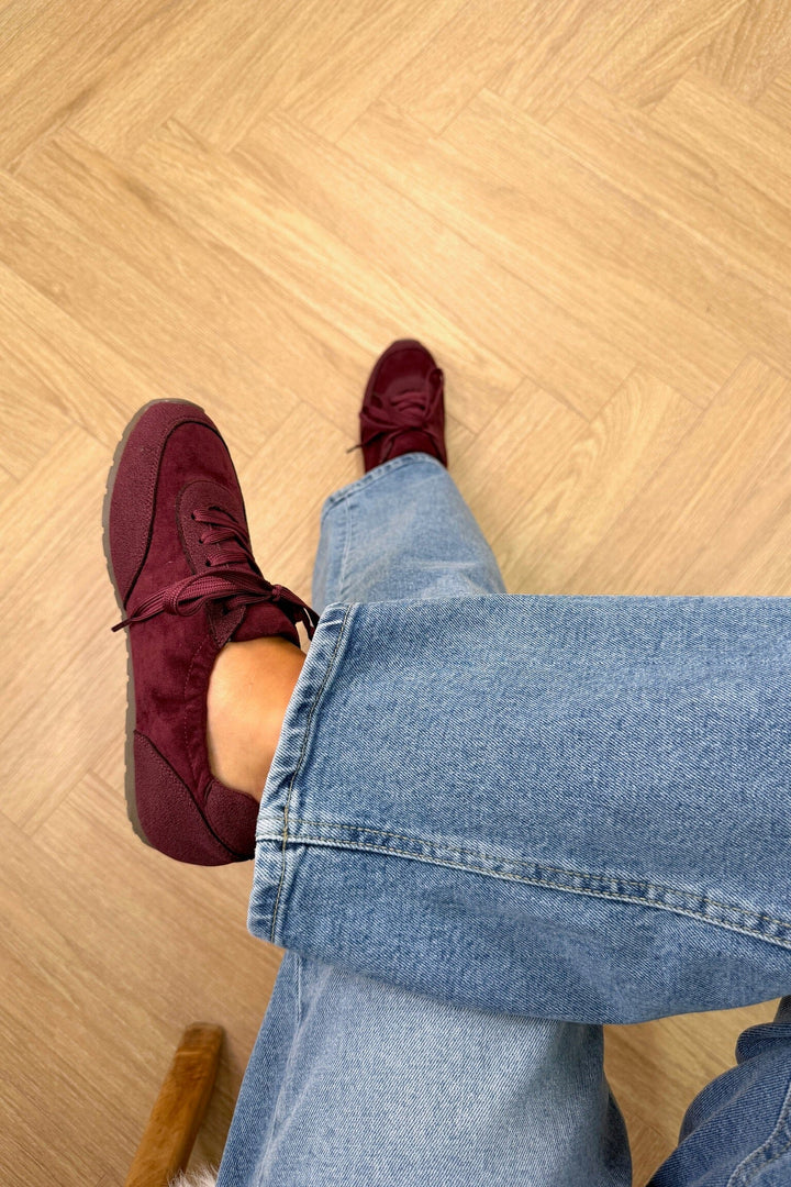 Bloom - Bellis Sneakers - Burgundy Sneakers 