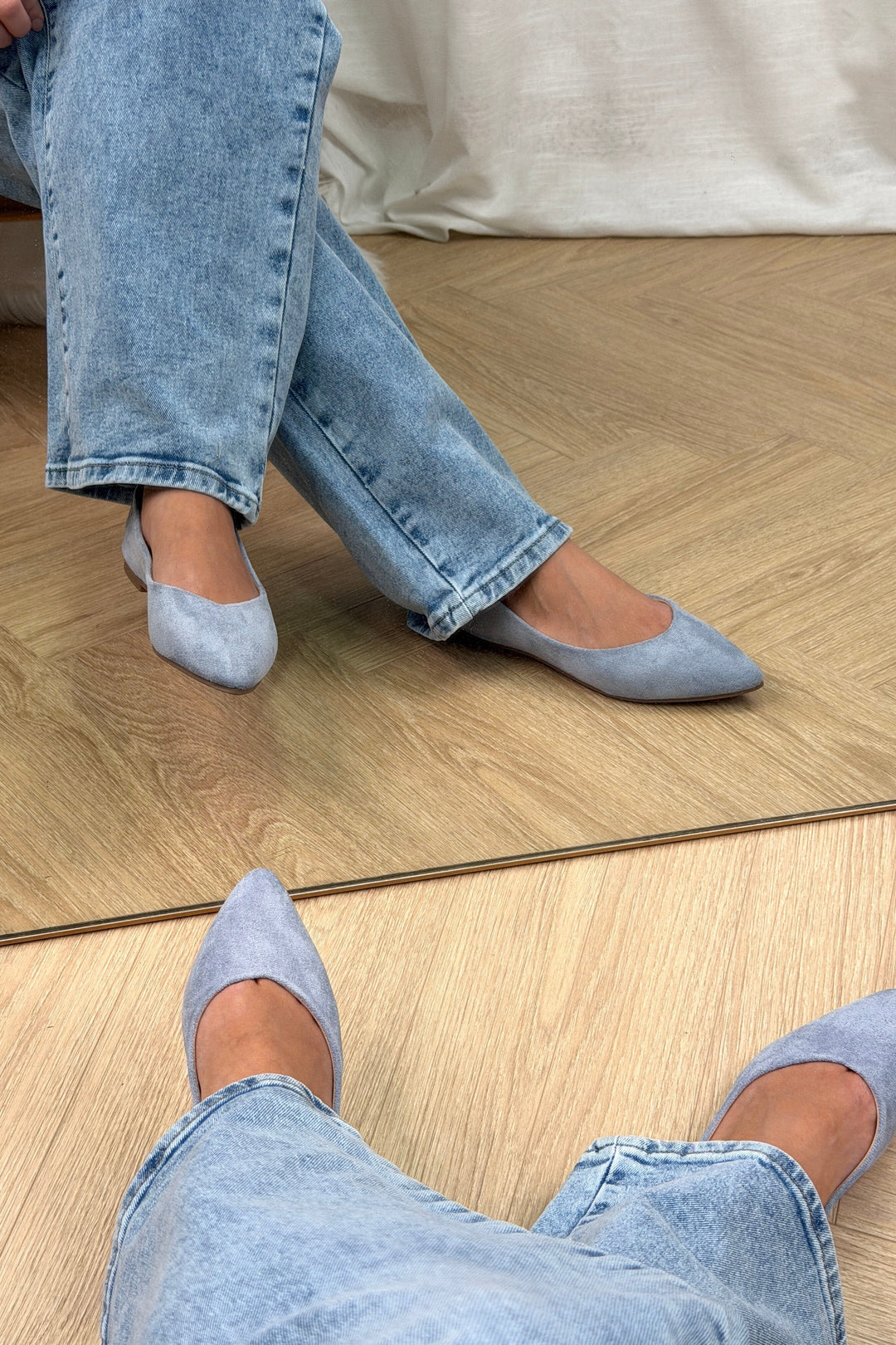 Bloom - Cornflower Ballet Flats - Blue Ballerinaer 