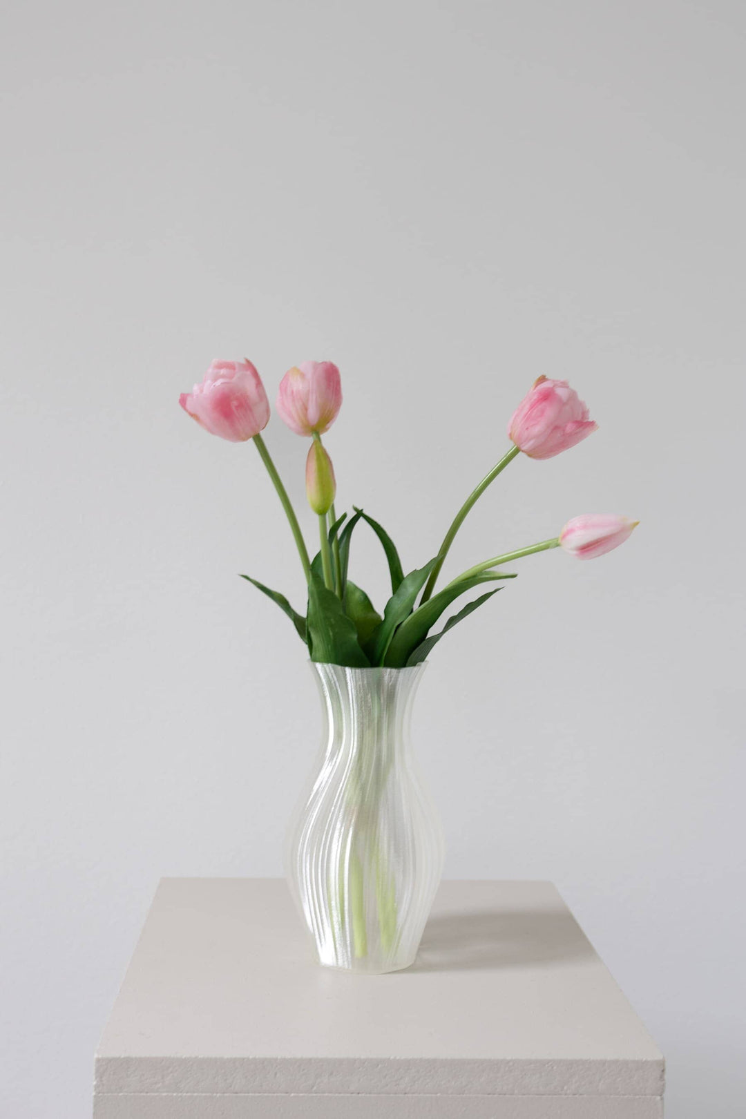 Bloom Objects - Artificial Layered Tulips - Light Pink - 02-172 Light Pink 