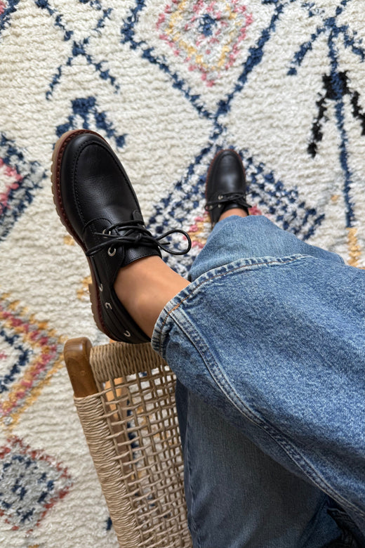 Bloom - Sunflower Loafer - Black Loafers 