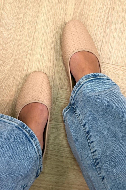 Bloom - Wisteria Ballet Flats - Taupe Ballerinaer 