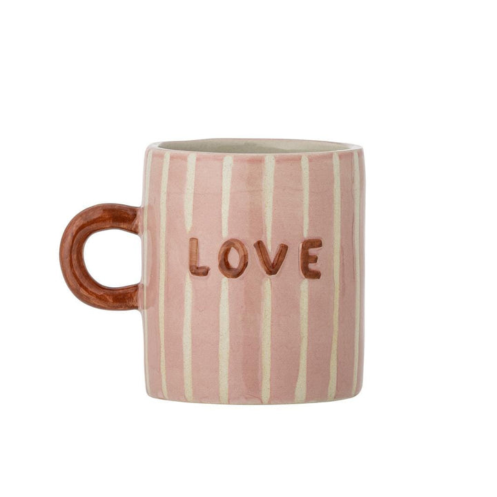 Bloomingville - Cherish Krus, Rosa, Stentøj 82063180 - Rose