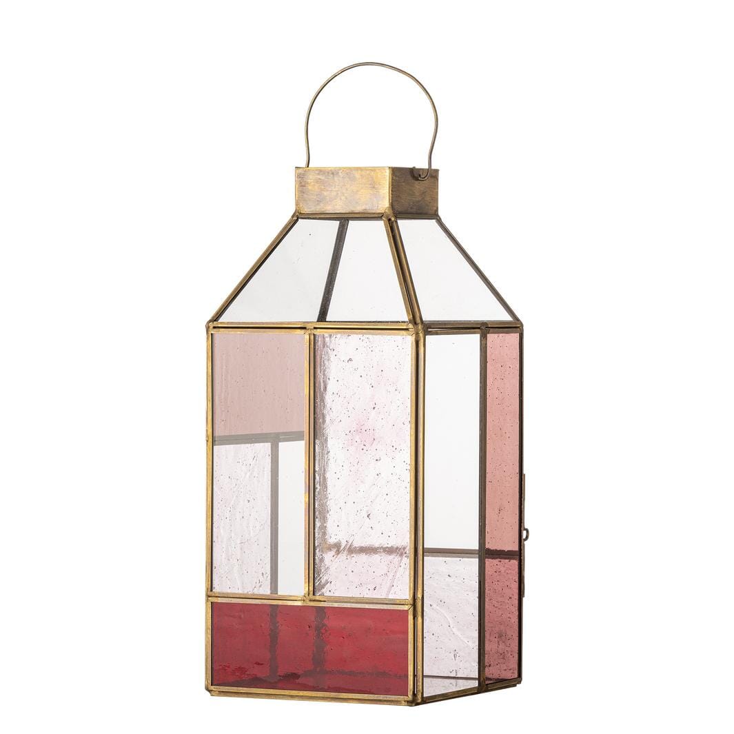 Bloomingville - Drew Lanterne, Rosa, Glas 82072736 - Rose