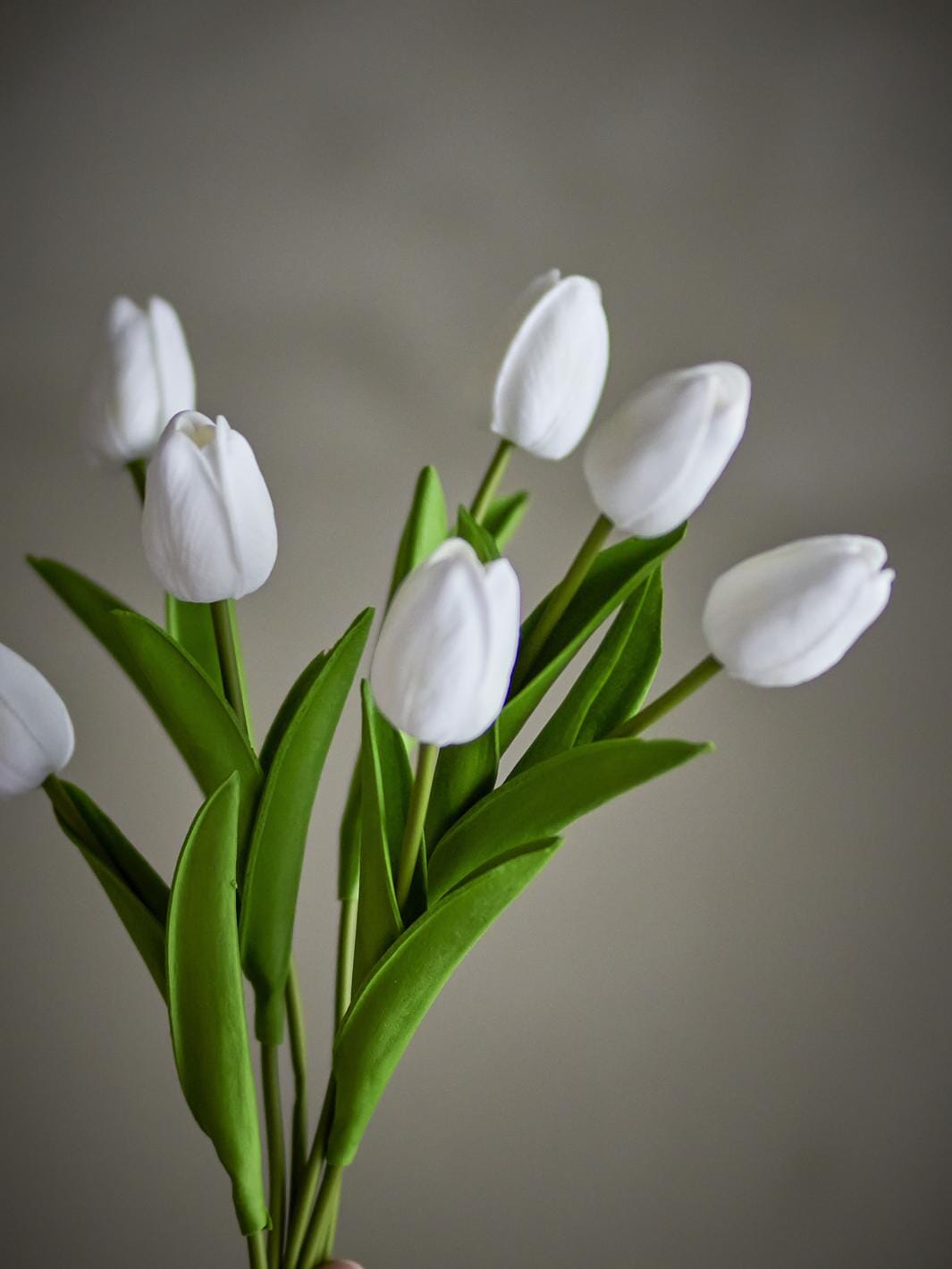 Bloomingville - Tulip Buket, Hvid, Kunstige Blomster 82073032 - White