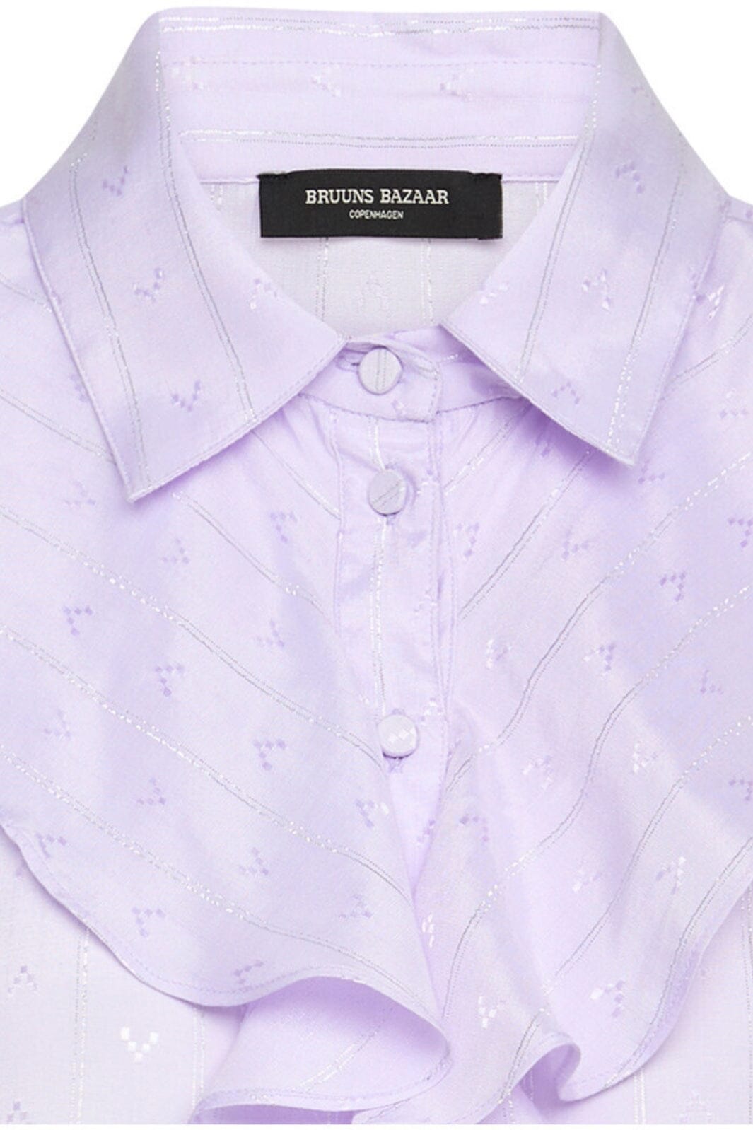 Bruuns Bazaar - Bilberry Daiva shirt - Purple Heather