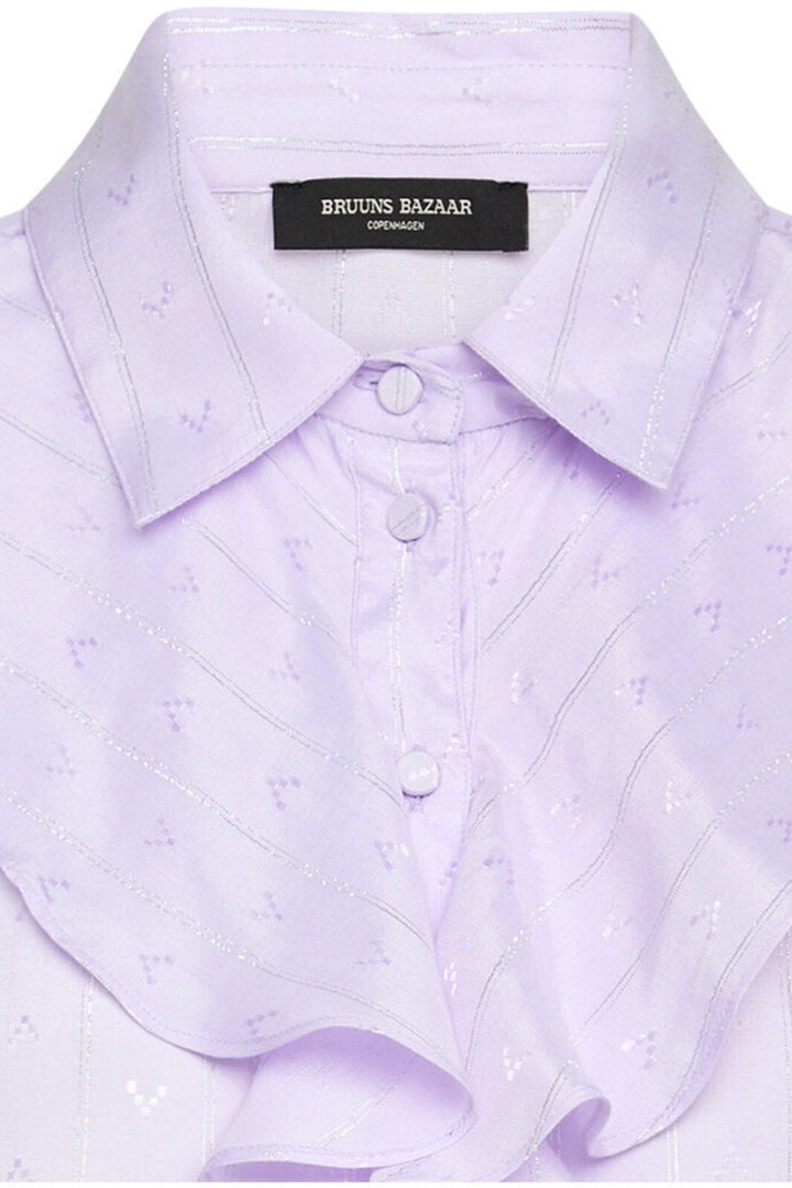 Bruuns Bazaar - Bilberry Daiva shirt - Purple Heather