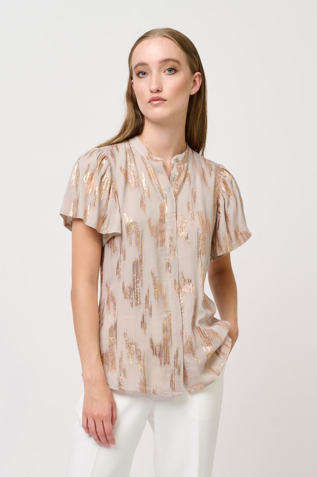 Bruuns Bazaar - Guz Dorthea shirt - Chateau Grey