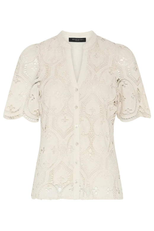 Bruuns Bazaar - Raveneabburesa Shirt BBW5030 - Vanilla Ice